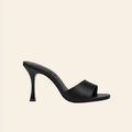 Azélia — Mules à Talons Noires