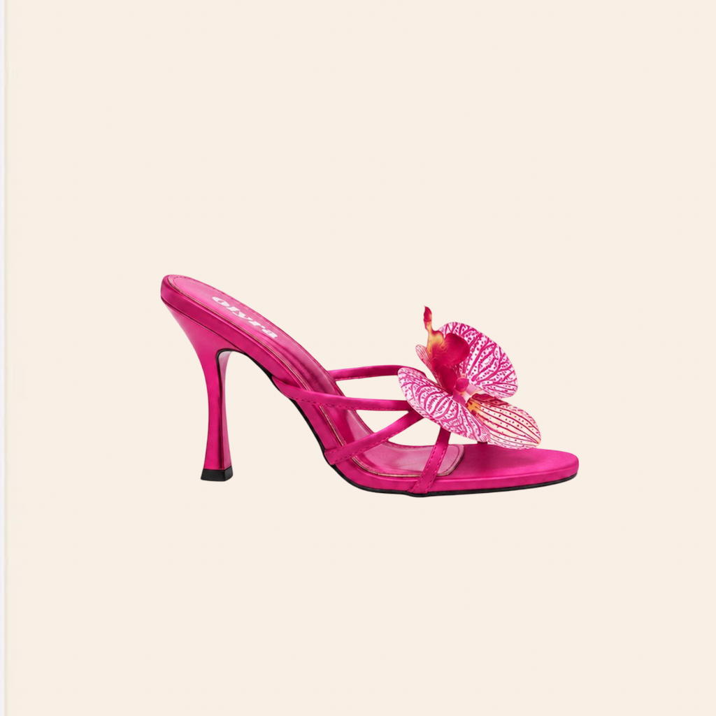 Rosalia — Mules à Talons Roses