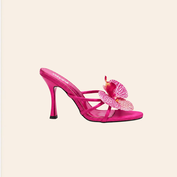 Rosalia — Mules à Talons Roses
