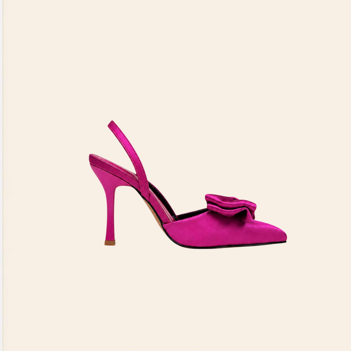 Bianca — Escarpins à Nœud Roses