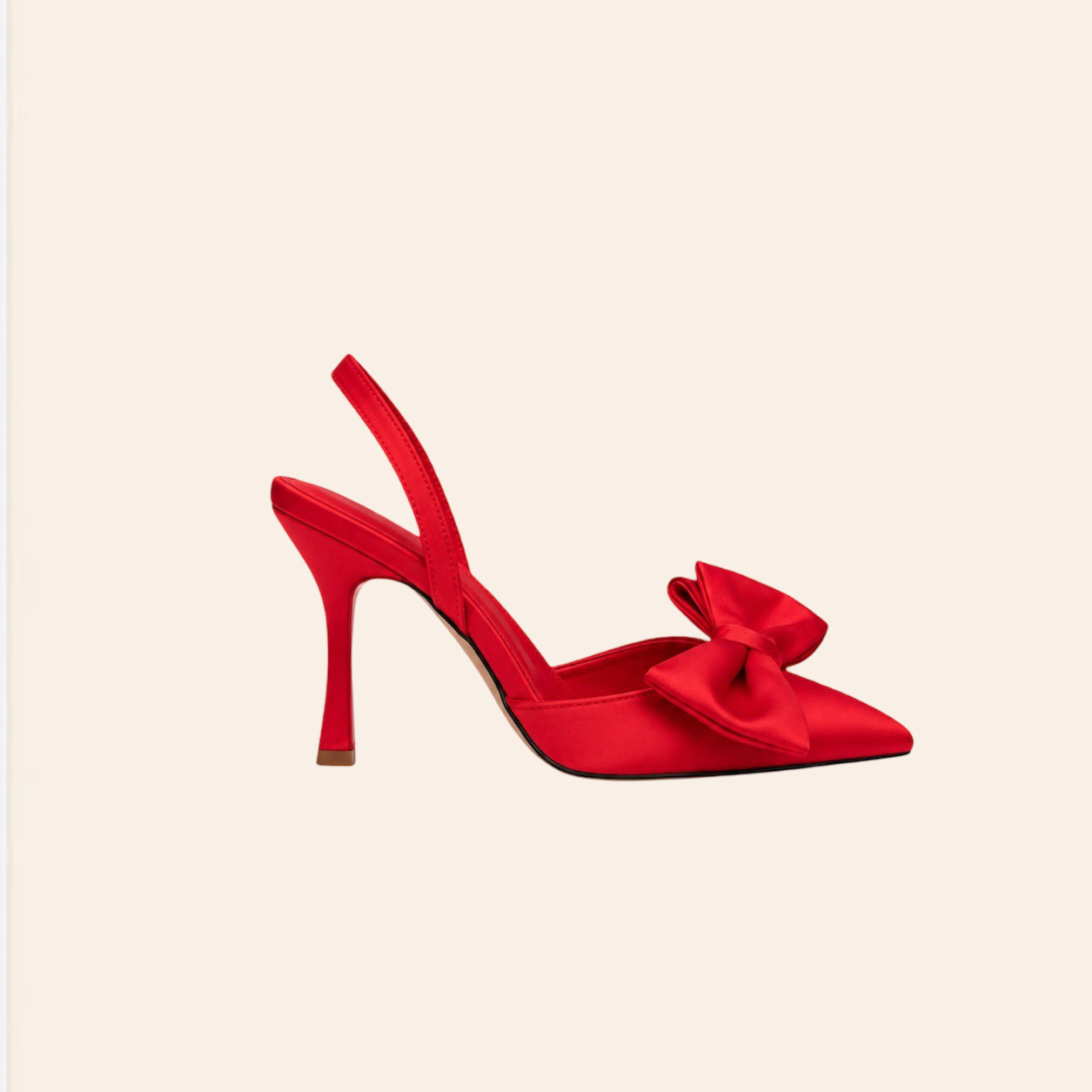 Bianca — Escarpins à Nœud Rouges
