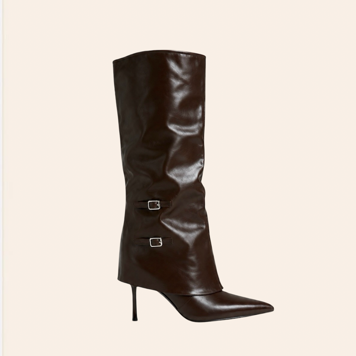 Elvira — Bottes Hautes à Talons et Boucles