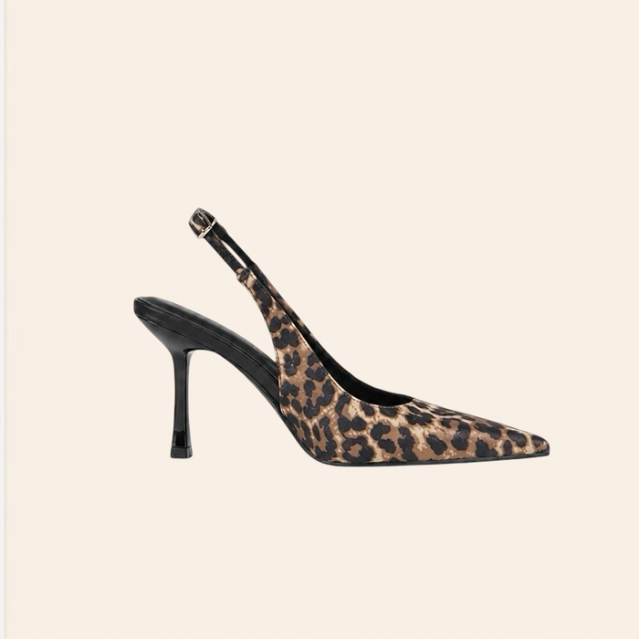 Soledad — Escarpins Slingback Léopard