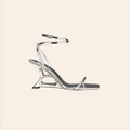 Sorella — Sandales à Talons Sculpturaux Argentées