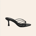 Sélène — Sandales à Talons Noires
