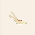Ilaya — Escarpins Slingback à Talons Aiguilles Jaune